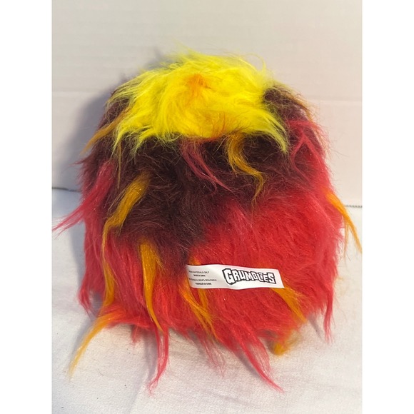 Grunies Monster Plush Toy Furball Character Red Yellow Fluffy - Picture 2 of 5
